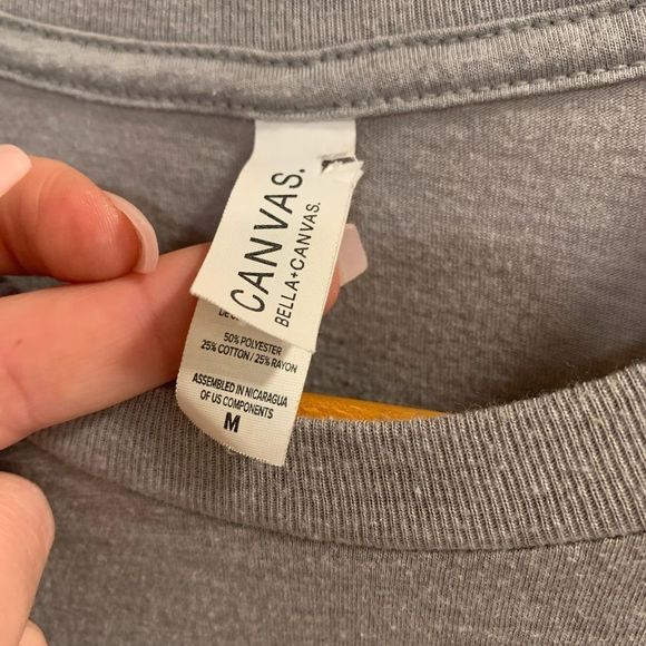 Bella and Canvas || I LOVE PASTA Comfy Long Tee - Picture 4 of 5